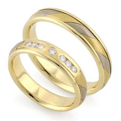 Обручальные кольца Ок3-09-D6114 - Ювелирный салон Dolce Vita