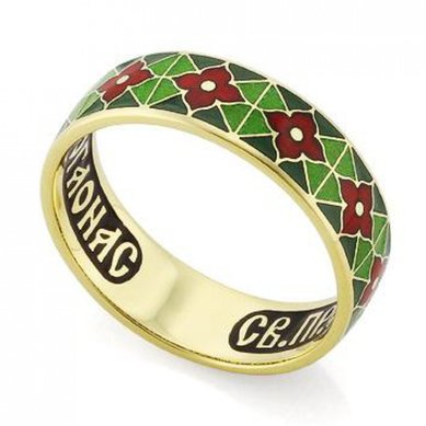 Обручальное кольцо ОК3-45-D6165 - Ювелирный салон Dolce Vita