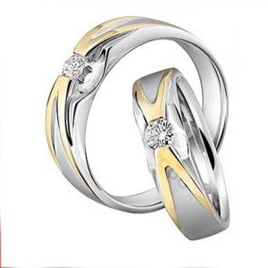 Обручальные кольца 079/1 | 079/2-C6513 - Ювелирный салон Carat Plus