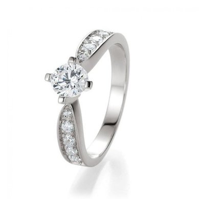 Помолвочное кольцо 211-2-1-А6630 - Ювелирное производство АуРосс