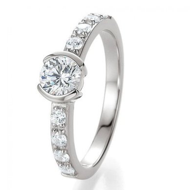 Помолвочное кольцо 211-2-8-А6638 - Ювелирное производство АуРосс