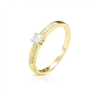 Помолвочное кольцо 212-2-3-А6644 - Ювелирное производство АуРосс