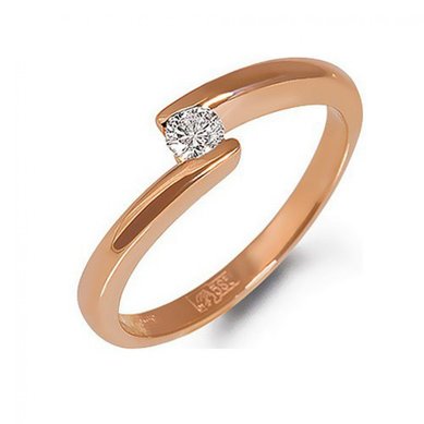 Помолвочное кольцо 213-2-1-А6645 - Ювелирное производство АуРосс