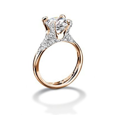 Помолвочное кольцо 213-2-3-А6647 - Ювелирное производство АуРосс