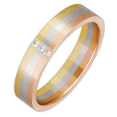 Обручальное кольцо 492-030-926-Д6835 - Ювелирный салон Дворец обручальных колец
