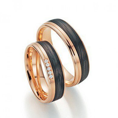 Обручальные кольца 272/1 | 272/2-C6838 - Ювелирный салон Carat Plus