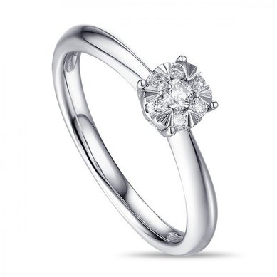 Помолвочное кольцо R2011-1851351AD-М7278 - Ювелирный бренд Московский ювелирный завод в Санкт-Петербурге...