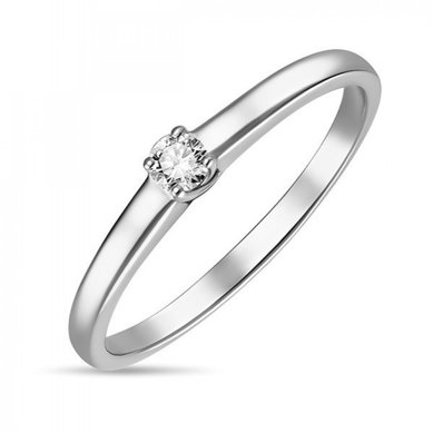 Помолвочное кольцо R01-SOL40-010-G2-М7285 - Ювелирный бренд Московский ювелирный завод в Санкт-Петербурге...