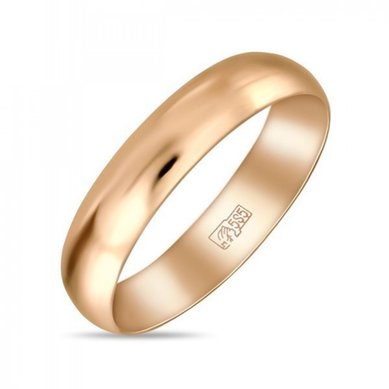 Обручальное кольцо R01-R-040-185-М7304 - Ювелирный бренд Московский ювелирный завод в Санкт-Петербурге...