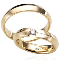 Обручальное кольцо НК4 | НК4-А3089