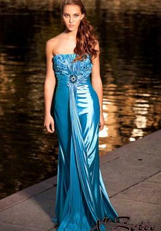 Вечернее платье D20815. С прямой юбкой, длинное без шлейфа.