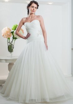 Свадебное платье Элиссон-A35640. С пышной юбкой, длинное со шлейфом.