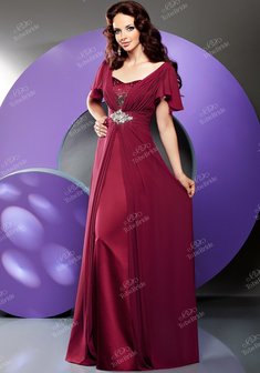 Вечернее платье BB 359B-A35807. В греческом стиле, длинное без шлейфа.