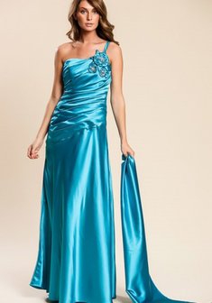 Вечернее платье 2818-A35819. С прямой юбкой, длинное без шлейфа.