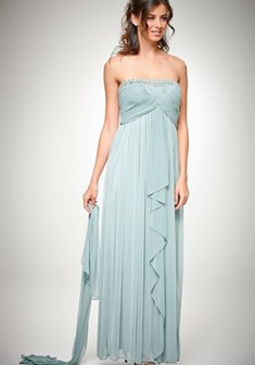 Вечернее платье 181226-A35824. В греческом стиле, длинное без шлейфа.