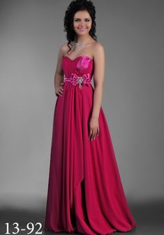 Вечернее платье 13-92-A35828. В греческом стиле, длинное без шлейфа.