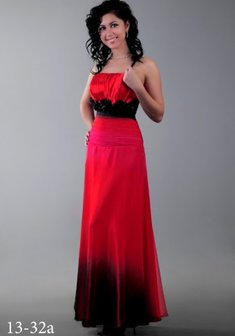 Вечернее платье 13-32-A35833. С прямой юбкой, длинное без шлейфа.