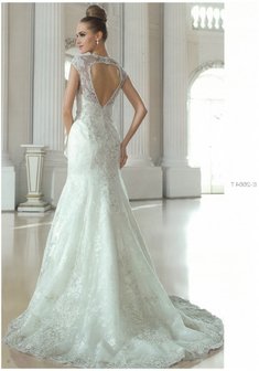 Свадебное платье Е-2664 Т-D37292. Силуэт Русалка (Рыбка), длинное со шлейфом.