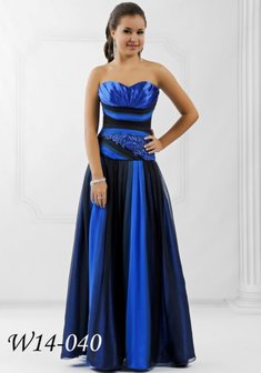 Вечернее платье 14-040-A37469. А-силуэт, длинное без шлейфа.