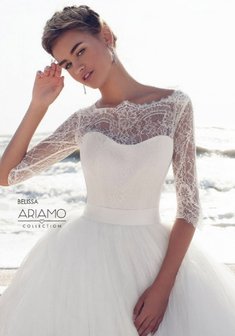 Свадебное платье Белисса-A60813. С пышной юбкой, длинное со шлейфом.