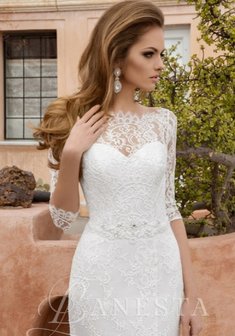 Свадебное платье Николь-A61206. Силуэт Русалка (Рыбка), длинное со шлейфом.