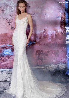 Свадебное платье KATERINA-D61348. Силуэт Русалка (Рыбка), длинное со шлейфом.