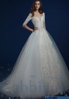 Свадебное платье Майя-A62931. С пышной юбкой, длинное со шлейфом.