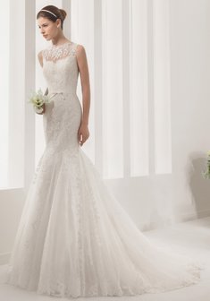 Свадебное платье Korolina-D63224. Силуэт Русалка (Рыбка), длинное без шлейфа.