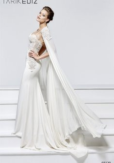 Свадебное платье Lexina от Tarik Ediz-M64429. Силуэт Русалка (Рыбка), длинное со шлейфом.