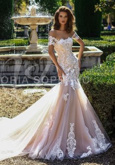 Свадебное платье Brenda от Victoria Soprano-M66847. Силуэт Русалка (Рыбка), длинное со шлейфом.