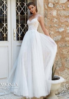 Свадебное платье Sylphide от Armonia-M66872. А-силуэт, длинное без шлейфа.