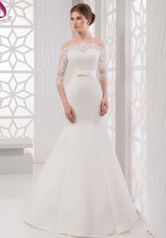 Свадебное платье Росита-С66916. Силуэт Русалка (Рыбка), длинное без шлейфа.