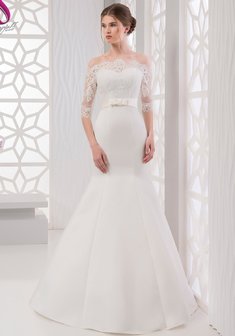 Свадебное платье Роза-М66980. Силуэт Русалка (Рыбка), длинное со шлейфом.