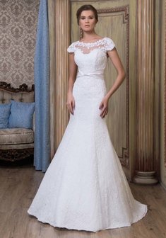 Свадебное платье Ивонн-М67866. Силуэт Русалка (Рыбка), длинное со шлейфом.