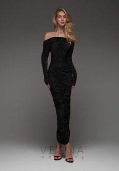 Вечернее платье Элизе Даймонд-V70452. В греческом стиле, длинное без шлейфа.