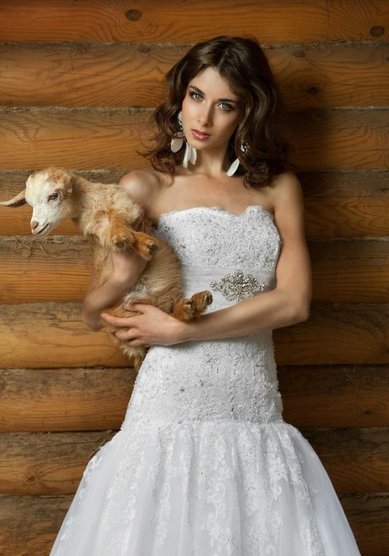 Свадебное платье Рената-A38423 - Свадебный салон ALEDA (Гороховая 64)