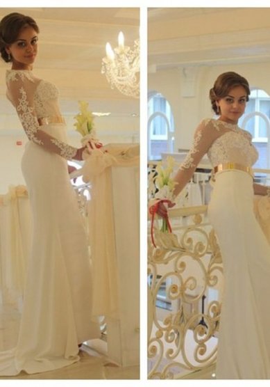 Свадебное платье Барселона (на фото Белое)-A43169 - Свадебный салон ALEDA (Гороховая 64)