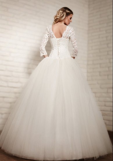 Свадебное платье Кристель-A43291 - Свадебный салон Allure