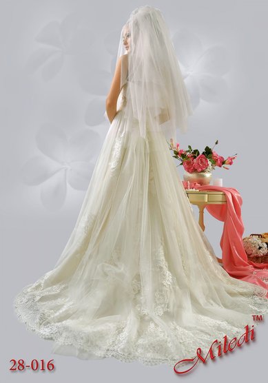 Свадебное платье 28-016-V31908 - Свадебный салон VESTA-BRIDE