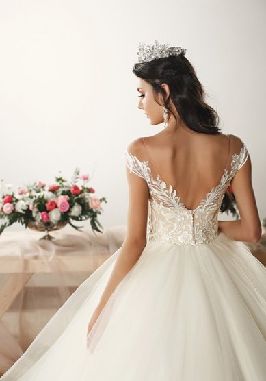 Свадебное платье Linda-3-O44044 - Свадебный салон One love