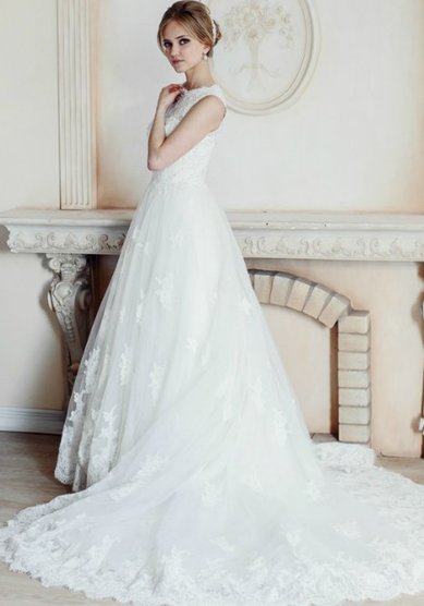 Свадебное платье Маргарэт-V44867 - Свадебный салон Vesna