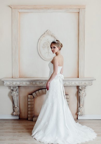 Свадебное платье Европа-V44882 - Свадебный салон Vesna