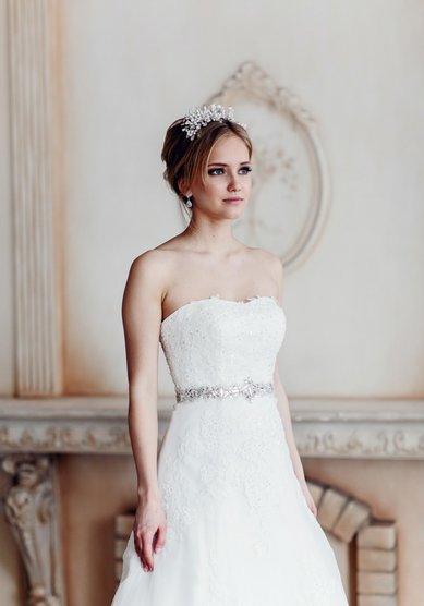 Свадебное платье Моник-V44886 - Свадебный салон Vesna