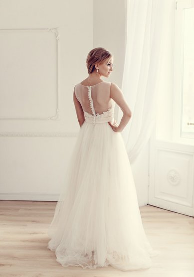 Свадебное платье Лизель-V44894 - Свадебный салон Vesna