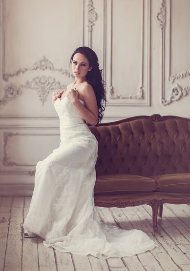 Свадебное платье Грис Перла-V44908 - Свадебный салон Vesna