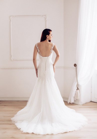 Свадебное платье Вирджиния-V44997 - Свадебный салон Vesna