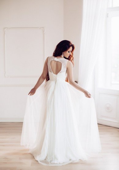 Свадебное платье Мириам Люкс-V45002 - Свадебный салон Vesna