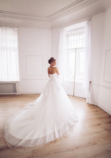 Свадебное платье Эльза-V45009 - Свадебный салон Vesna