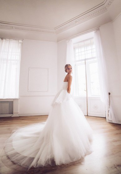 Свадебное платье Эльза-V45009 - Свадебный салон Vesna