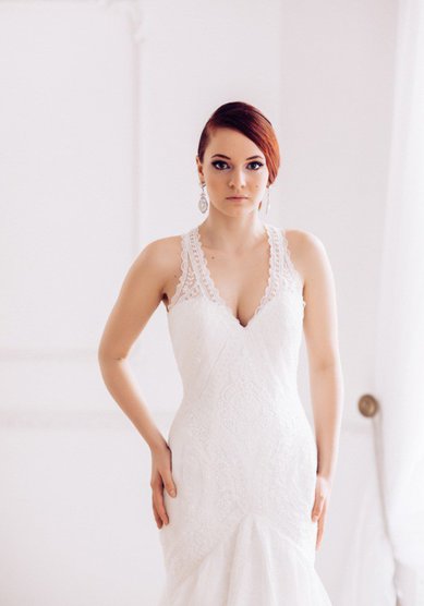 Свадебное платье Эсоланж-V45010 - Свадебный салон Vesna